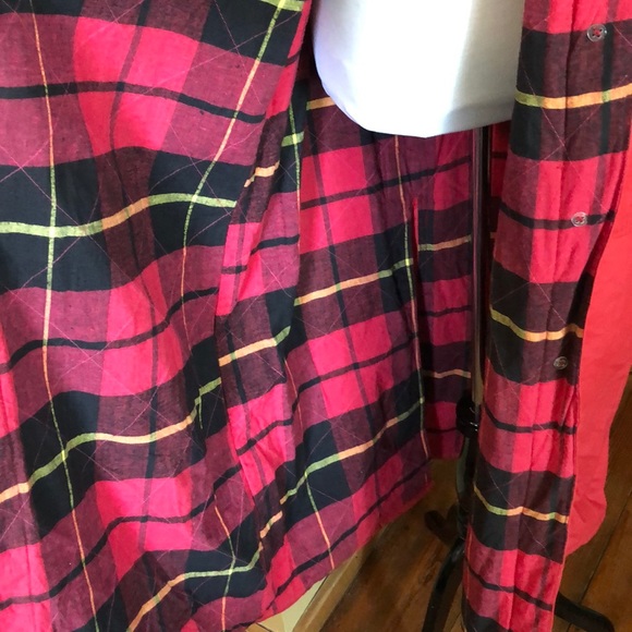 Vintage TALBOTS size Large Waterproof RAINCOAT Flannel Lined Classic Preppy - Picture 10 of 16